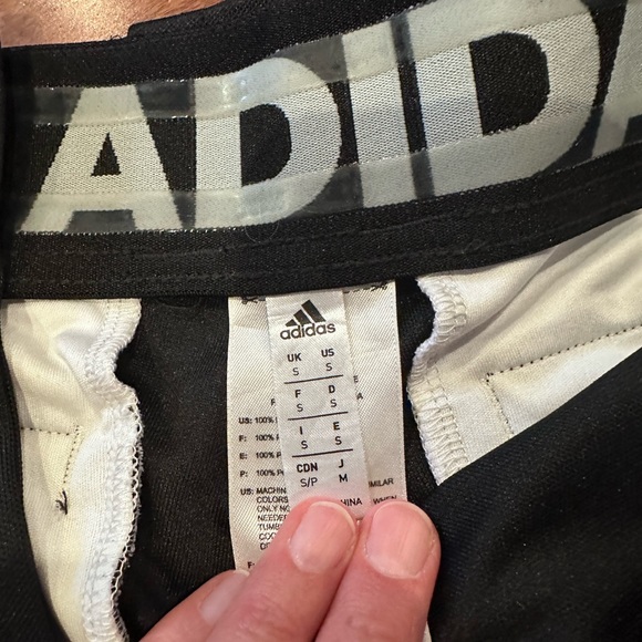 Adidas men’s small black baseball pants - Picture 4 of 5